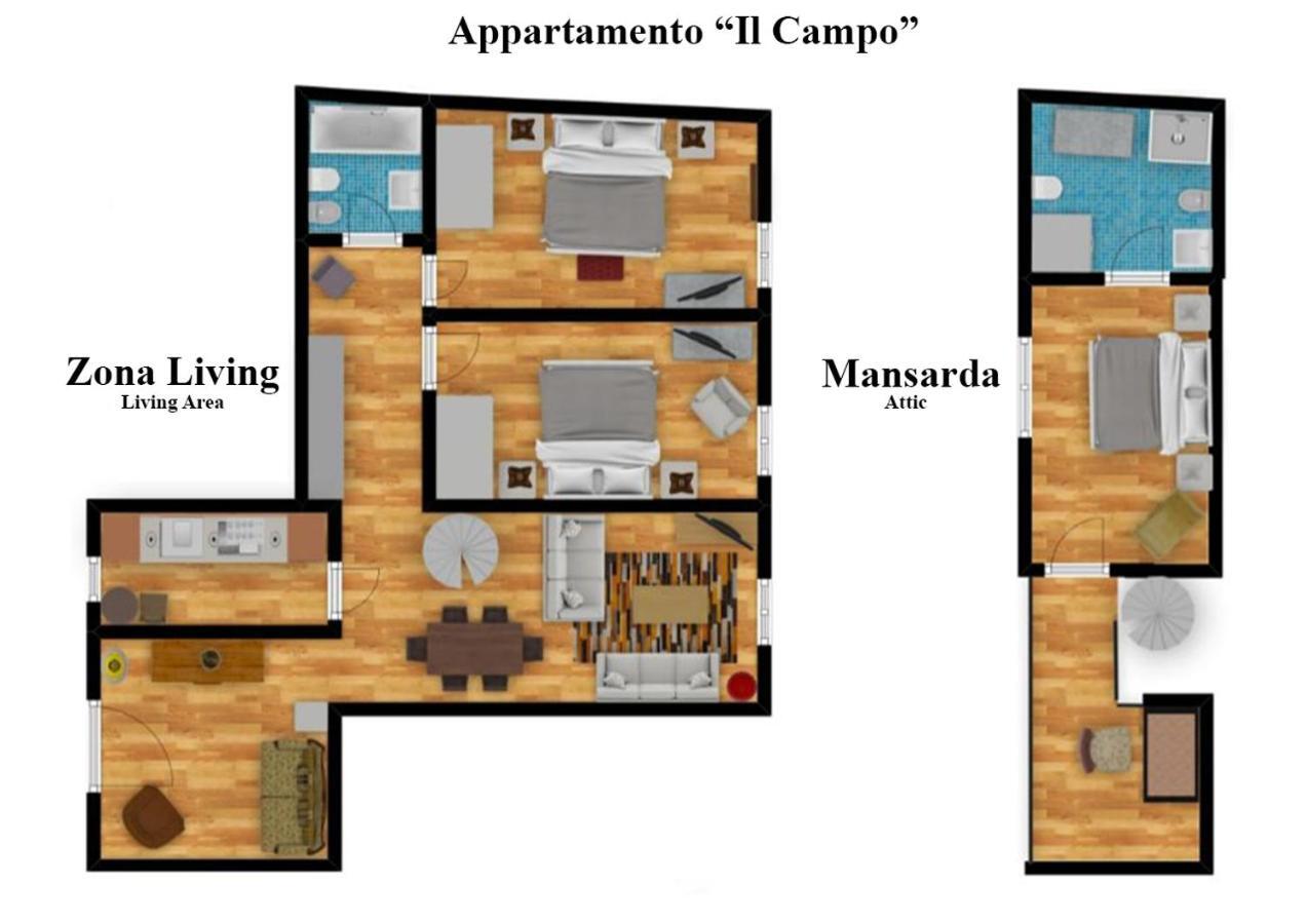 Appartamento Il Campo Siena Kültér fotó
